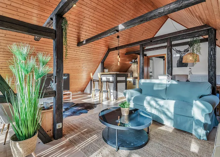 Hirsch Stadt 7 - Parkplatz - Fensterfront - Stadtblick Lejlighed Bad Harzburg